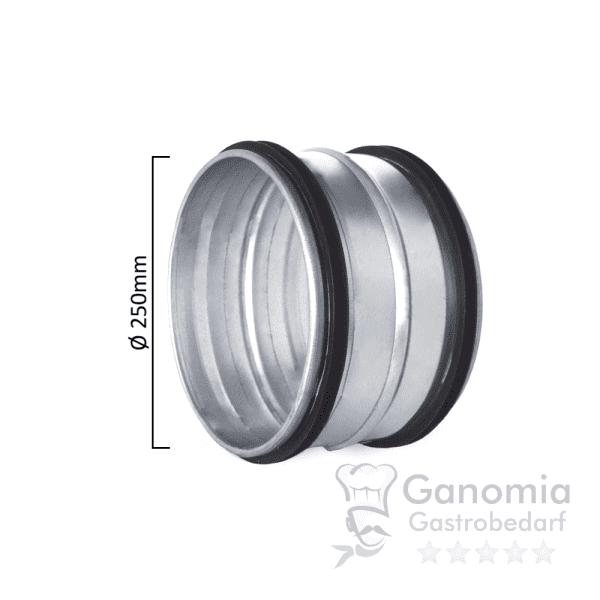 Rohre Verbinder mit Gummilippe in 250 mm