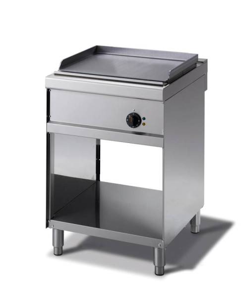 Grillplate elektrisch mit offenem Unterbau