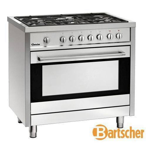 Bartscher Gasherd 5 flammen mit Backofen