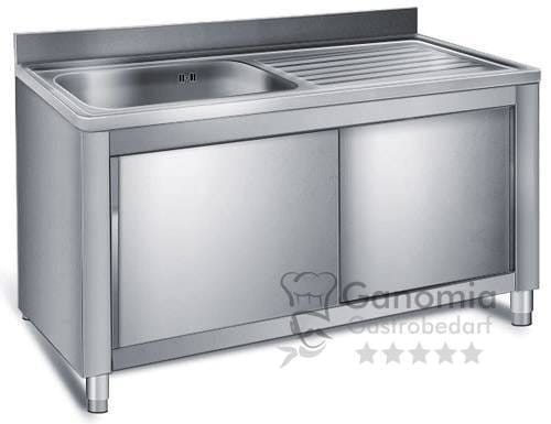 Edelstahl Spülenschrank für die Gastronomie