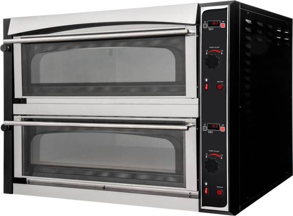 Pizzaofen Master Vollschamott digital - 2 Kammern 26,4 kW