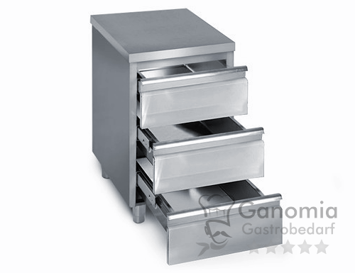 Schubladenschrank Edelstahl